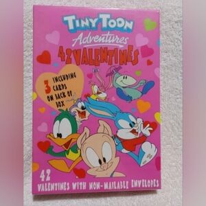 Vintage Looney tunes tiny toon 42 valentine cards with envelopes